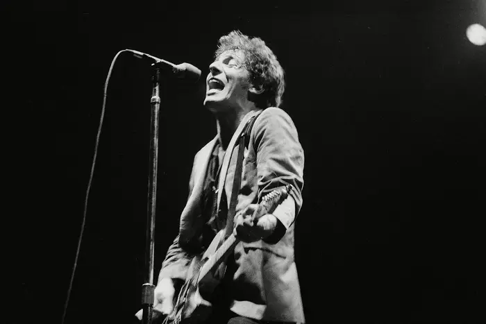 Bruce Springsteen at Madison Square Garden in 1978